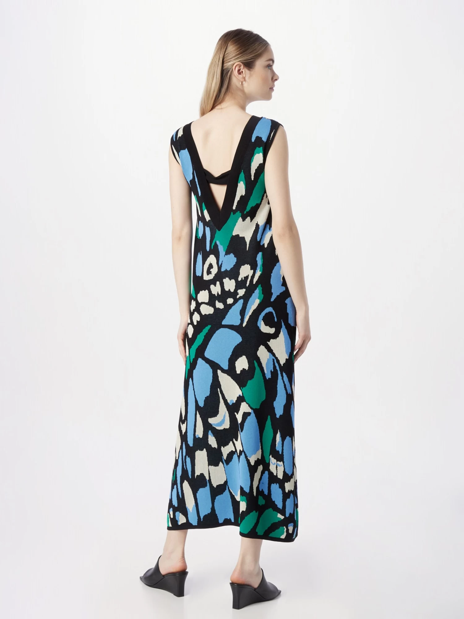 S.Oliver Robes Robes En Maille Femme Azur 5 S.Oliver Robes Robes En Maille Femme Azur – Image 3