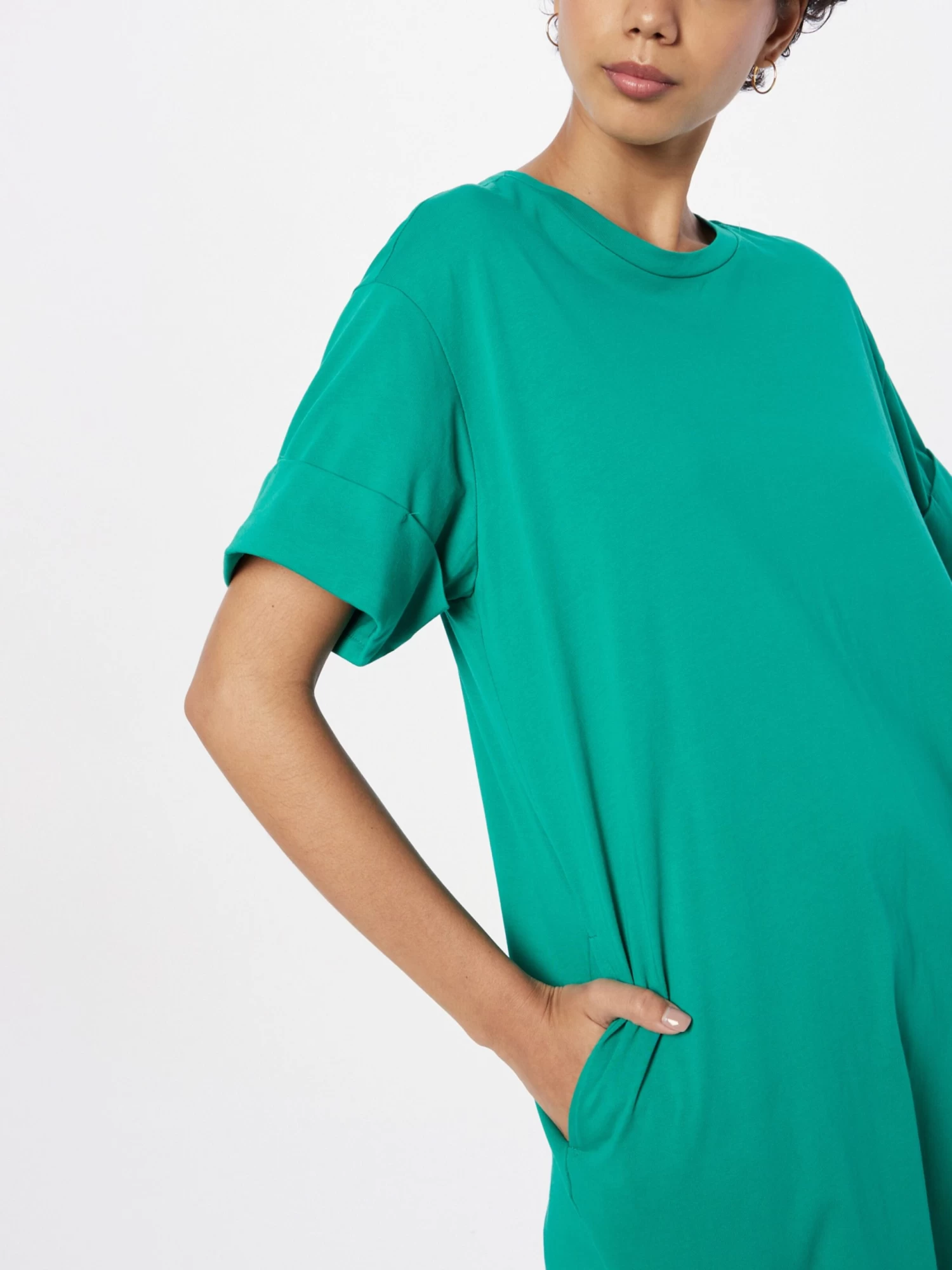 S.Oliver Robes En Jersey Robe Femme émeraude 7 S.Oliver Robes En Jersey Robe Femme émeraude – Image 5