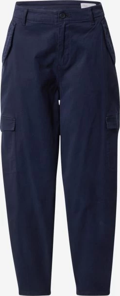 S.Oliver Pantalons Cargo Effilé Pantalon Cargo Femme Bleu Marine