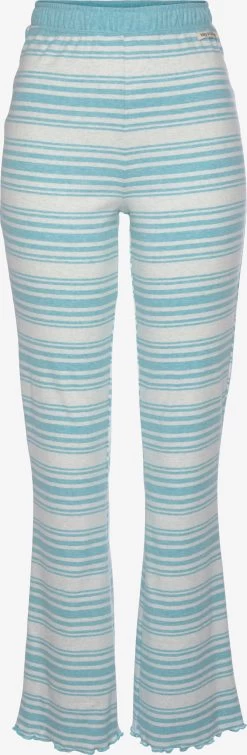 S.Oliver Pantalons En Toile évasé Pantalon S.O Babylock Femme Bleu