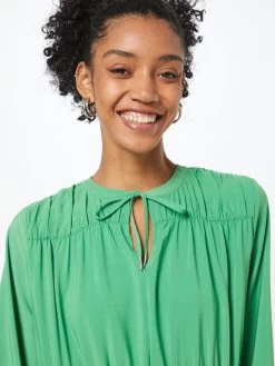 S.Oliver Robes Fluides Robe-chemise Femme Vert 11 S.Oliver Robes Fluides Robe-chemise Femme Vert -S.Oliver Boutique 08d01776cc23472033d001112d9a546e