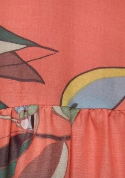 S.Oliver Robes Fluides Robe-chemise Femme Corail -S.Oliver Boutique 0b02d7526fcea50b7b5b8d453cda263f