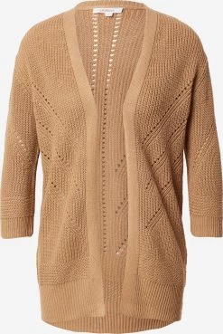 S.Oliver Gilets Cardigan Femme Sable