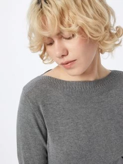 S.Oliver Pulls Maille Fine Pull-over Femme Gris Chiné -S.Oliver Boutique 0db6474da8b9258f9fb23f71310bbf2b