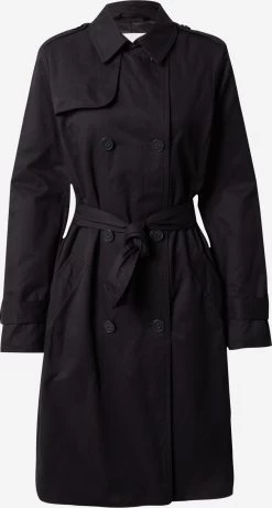 S.Oliver Trenchs Manteau Mi-saison Femme Noir