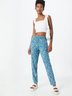 S.Oliver Pantalons En Toile Coupe Slim Pantalon Femme Bleu -S.Oliver Boutique 10c91392ed8f7645ca407b6878b48da1