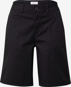 S.Oliver Shorts Regular Pantalon Chino Femme Noir