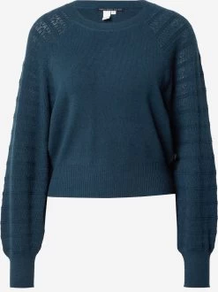 QS By S.Oliver Pulls Maille Fine Pull-over Femme Bleu