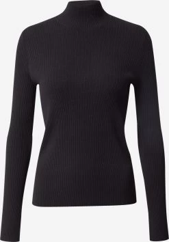 S.Oliver Pulls à Col Roulé Pull-over Femme Noir