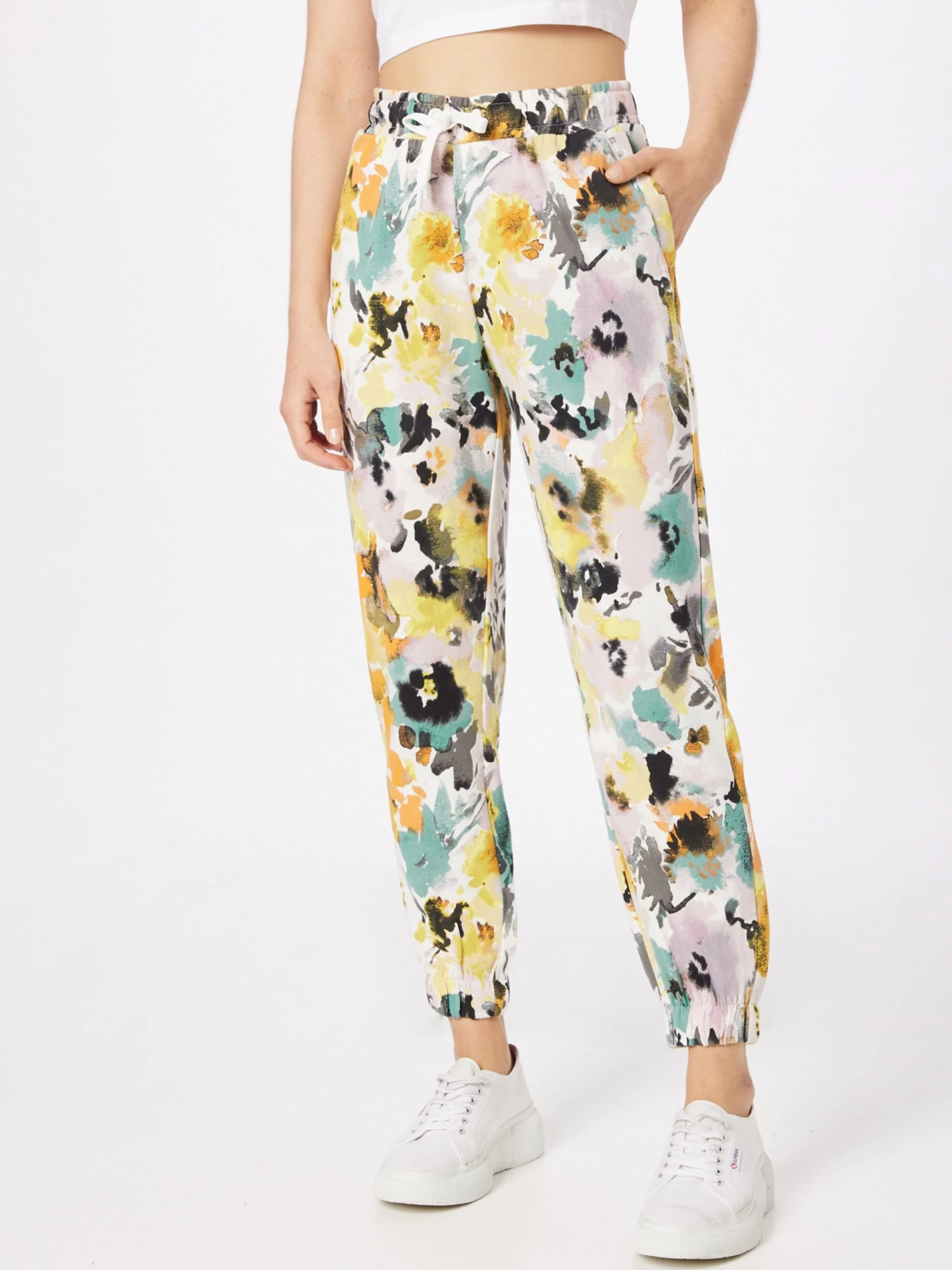 S.Oliver Pantalons En Toile Effilé Pantalon Femme Mélange De Couleurs 4 S.Oliver Pantalons En Toile Effilé Pantalon Femme Mélange De Couleurs – Image 2