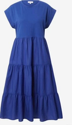 S.Oliver Robes Midi Robe Femme Bleu Roi