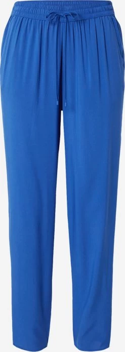 S.Oliver Pantalons En Toile Loosefit Pantalon Femme Bleu Roi