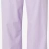 QS By S.Oliver Pantalons En Toile Loosefit Pantalon Femme Violet