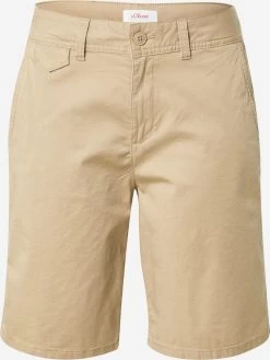 S.Oliver Shorts Regular Pantalon Chino Femme Noisette