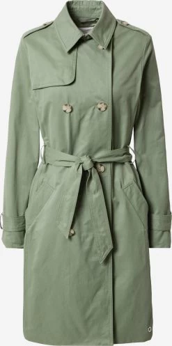 S.Oliver Trenchs Manteau Mi-saison Femme Vert