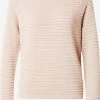 QS By S.Oliver Pulls Basiques Pull-over Femme Beige