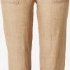 S.Oliver Pantalons En Toile Regular Pantalon Femme Beige Foncé -S.Oliver Boutique 254fdc29460056e613fb7191c2ee4b13