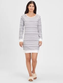 S.Oliver Mini-robes Robe Femme Bleu / Blanc -S.Oliver Boutique 26f3077d9d2dc70dd2e8c3da3b27f3e8