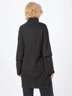 QS By S.Oliver Pulls à Col Roulé Pull-over Femme Noir Chiné -S.Oliver Boutique 270bb3a147612c38f4367f7bfab3ef3c