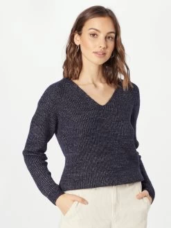 S.Oliver Pulls Maille Fine Pull-over Femme Bleu Marine -S.Oliver Boutique 270c772e5d314cbbdff755b892504a50
