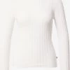 QS By S.Oliver Pulls Basiques Pull-over Femme Blanc