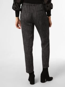 S.Oliver BLACK LABEL Pantalons En Toile Regular Pantalon Rita Femme Noir Chiné -S.Oliver Boutique 29cd38c4ca49d0b7bee52ab1c36ad6c5