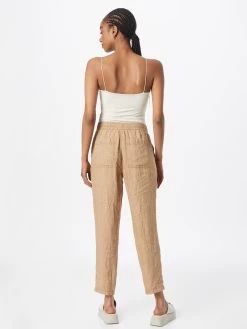 S.Oliver Pantalons En Toile Regular Pantalon Femme Beige Foncé -S.Oliver Boutique 2c1e228b579022c0232610a467bfa965