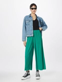 S.Oliver Pantalons En Toile Wide Leg Pantalon Femme Vert Gazon -S.Oliver Boutique 2c3eaf9c43b5dfb58fb04ccbc34cd48d