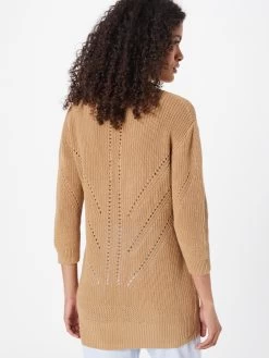 S.Oliver Gilets Cardigan Femme Sable -S.Oliver Boutique 2d83edc6b0709130e88c497e430659a5