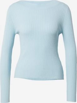 S.Oliver Pulls Basiques Pull-over Femme Bleu Clair