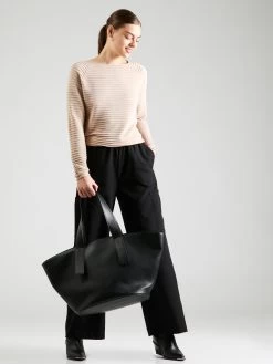 QS By S.Oliver Pulls Basiques Pull-over Femme Beige -S.Oliver Boutique 2e1690d1642ddf6815005206f4790275