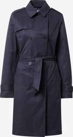 S.Oliver Trenchs Manteau Mi-saison Femme Bleu Marine