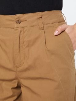 S.Oliver Pantalons à Pinces Wide Leg Pantalon à Pince Femme Marron -S.Oliver Boutique 2fff3ddbc3562801fdbda3ad05341c53