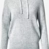 S.Oliver Pulls à Capuche Pull-over Femme Gris Clair -S.Oliver Boutique 31142c3279779361544da366e76bd61a