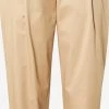 S.Oliver BLACK LABEL Pantalons à Pinces Effilé Pantalon à Pince Femme Beige Foncé -S.Oliver Boutique 3115ca340813ab7db75b4bb33e424dcf