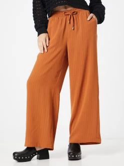 QS By S.Oliver Pantalons En Toile Loosefit Pantalon Femme Cognac -S.Oliver Boutique 31b6422d329cb8c56750f19a9aa1e4ef