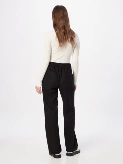 QS By S.Oliver Pantalons En Toile Loosefit Pantalon Femme Noir -S.Oliver Boutique 321f4a65038ff6bcf2b2e94db1f9f050