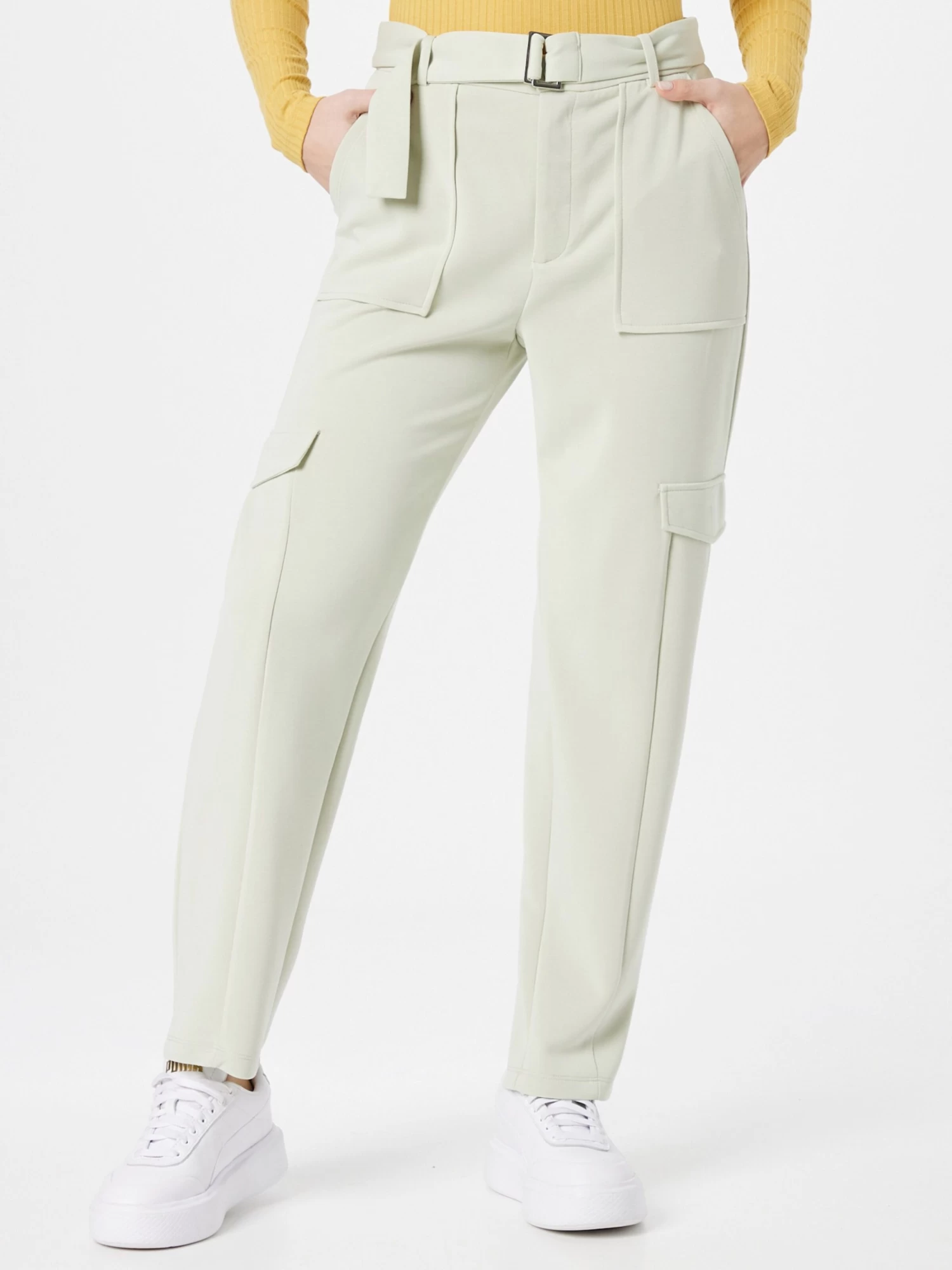 S.Oliver Pantalons Cargo Regular Pantalon Cargo Femme Vert Pastel 4 S.Oliver Pantalons Cargo Regular Pantalon Cargo Femme Vert Pastel – Image 2