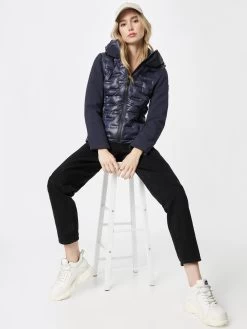 S.Oliver Vestes Dhiver Veste D’hiver Femme Bleu Marine -S.Oliver Boutique 389f446efb60182a3af80d4937020558