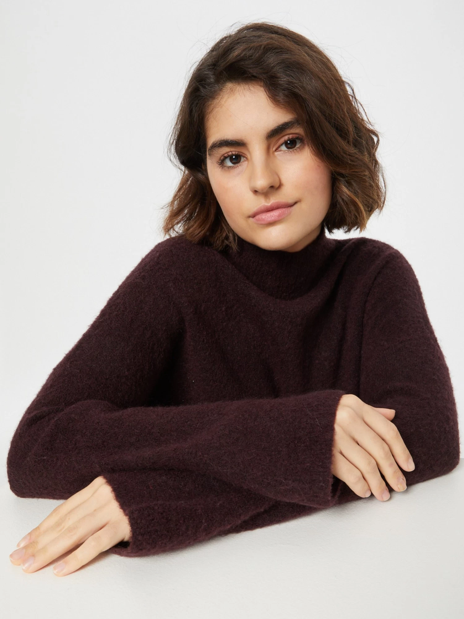 S.Oliver BLACK LABEL Robes Robes En Maille Femme Bordeaux 7 S.Oliver BLACK LABEL Robes Robes En Maille Femme Bordeaux – Image 5