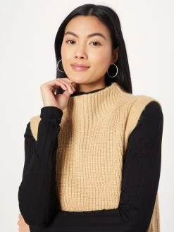 S.Oliver BLACK LABEL Pulls Maille Fine Pull-over Femme Marron -S.Oliver Boutique 39eda542f60d45fbd8437ba1e14334c7