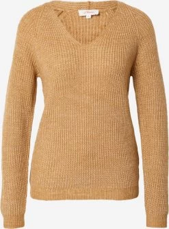 S.Oliver Pulls Basiques Pull-over Femme Caramel