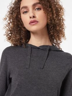 S.Oliver Pulls à Capuche Pull-over Femme Anthracite -S.Oliver Boutique 3a39e8cce2ba960241c162edcbeeca07
