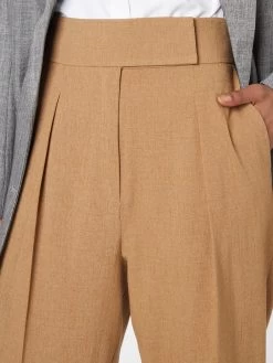 S.Oliver BLACK LABEL Pantalons Regular Pantalon à Plis Femme Marron Chiné 11 S.Oliver BLACK LABEL Pantalons Regular Pantalon à Plis Femme Marron Chiné -S.Oliver Boutique 3d02be5629f353e38f45b9a489fa686f