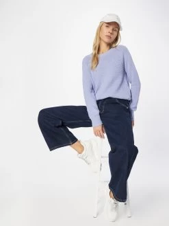 QS By S.Oliver Pulls Maille Fine Pull-over Femme Violet Clair -S.Oliver Boutique 3ff7b33e14d4713ce723551e123bbd94