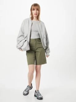 S.Oliver Shorts Regular Pantalon Chino Femme Kaki -S.Oliver Boutique 410818b97ff9964f9df42e655d03fa77