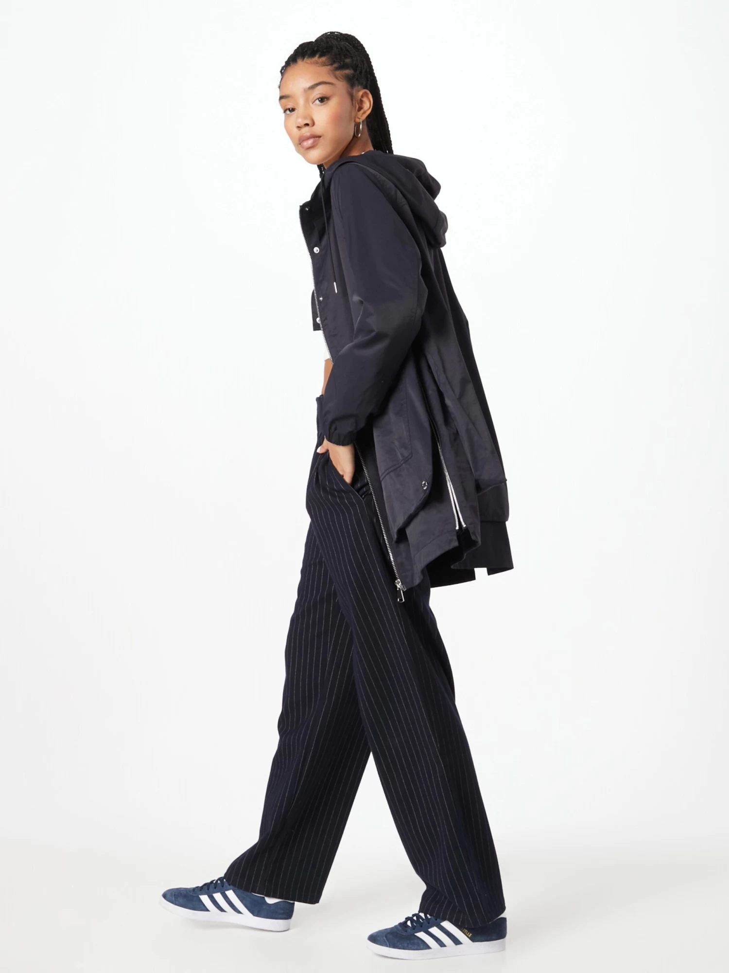 S.Oliver Parkas Parka Mi-saison Femme Bleu Marine 6 S.Oliver Parkas Parka Mi-saison Femme Bleu Marine – Image 4