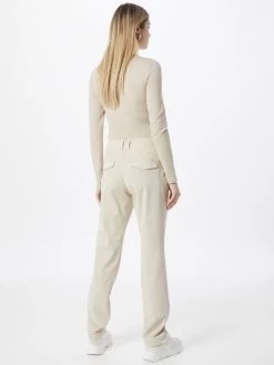 S.Oliver Pantalons En Toile Regular Pantalon Femme Mastic -S.Oliver Boutique 4587f482956585145de50062f1f70abf