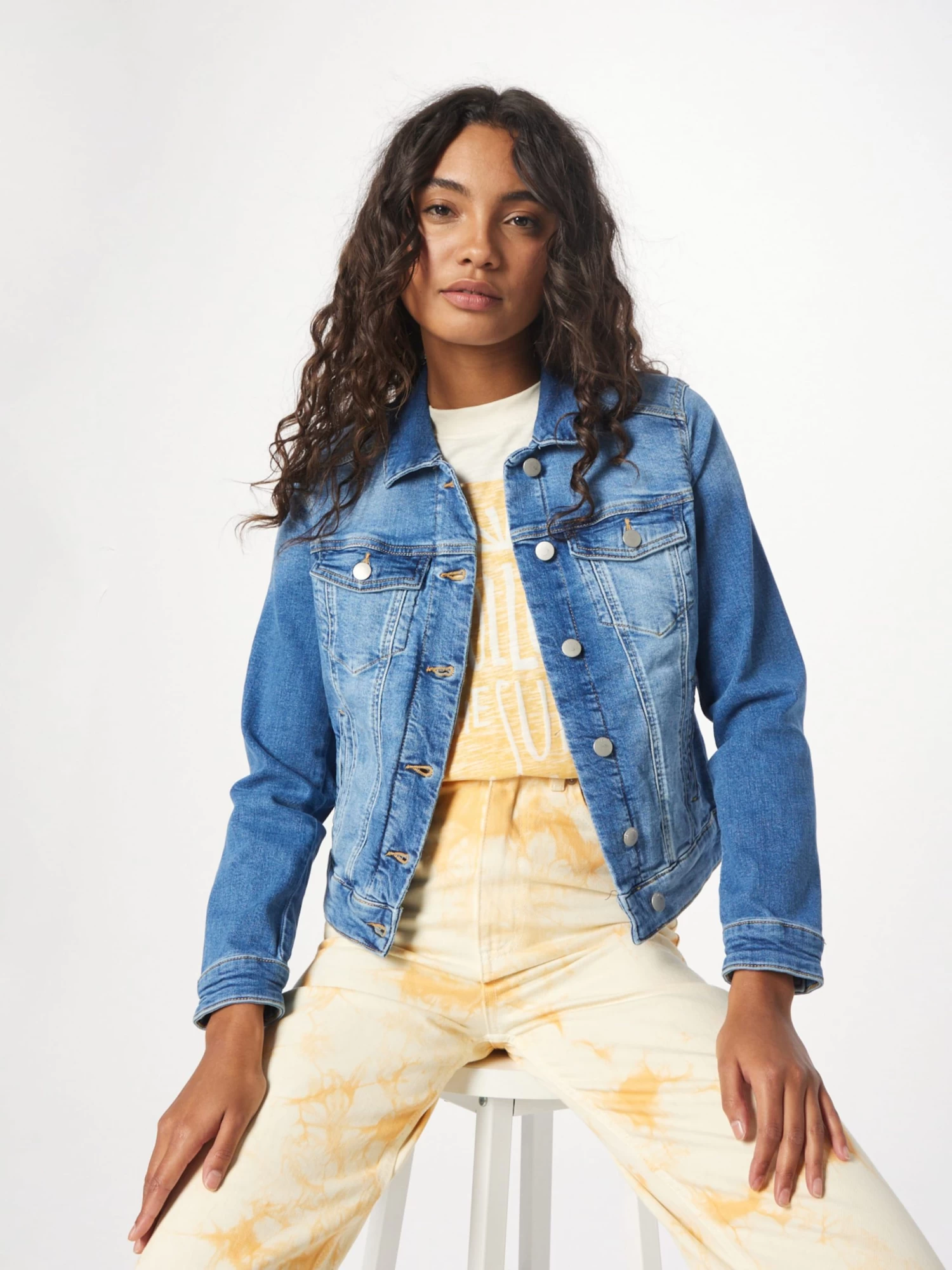 QS By S.Oliver Vestes En Jean Veste Mi-saison Femme Bleu 4 QS By S.Oliver Vestes En Jean Veste Mi-saison Femme Bleu – Image 2