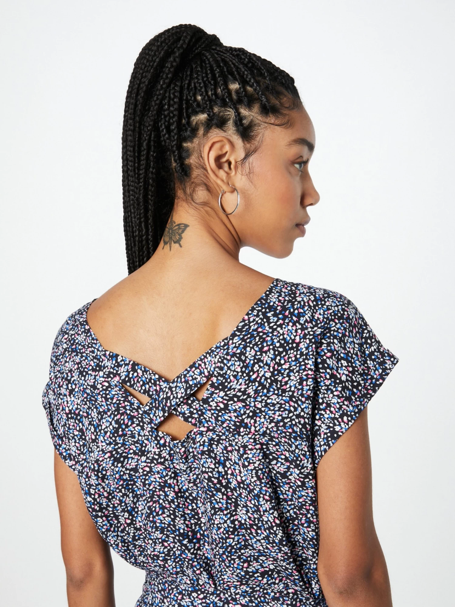 S.Oliver Mini-robes Robe Femme Bleu Nuit / Azur 7 S.Oliver Mini-robes Robe Femme Bleu Nuit / Azur – Image 5